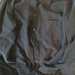 Blue button up shirt